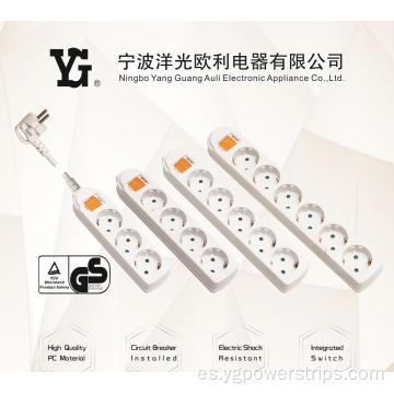 YS-MOOEL Outlet EU/Alemania Standard Power Strip